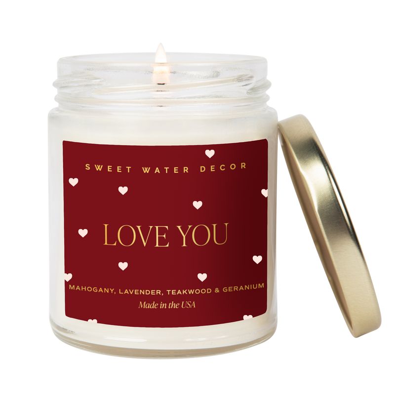 &quot;Love You&quot; Candle