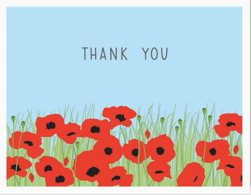 Thank You (Poppies)