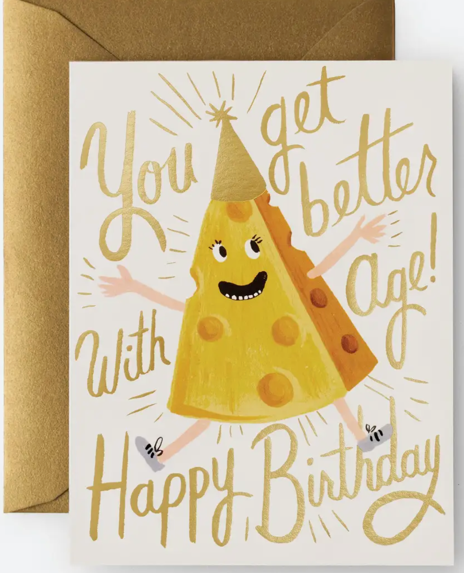 Better with Age Birthday Card