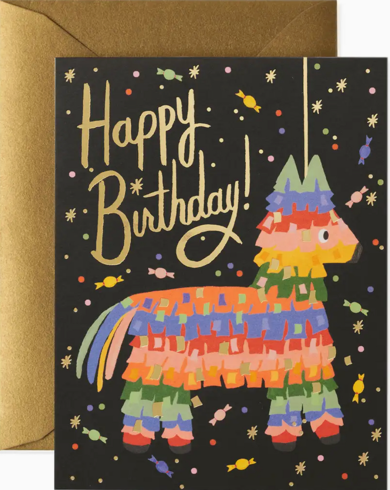 Pinata Birthday Card