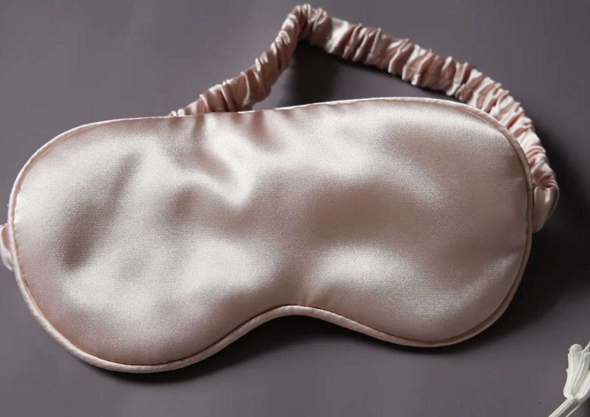 Satin Sleeping Eye Mask - Pink