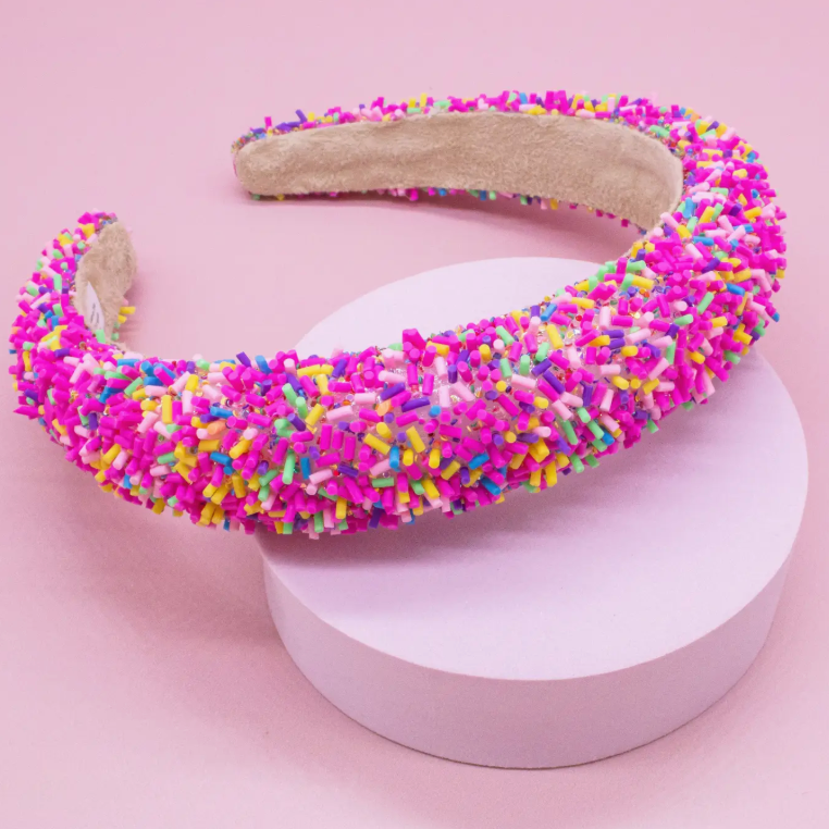 Padded Sprinkles Confetti Hair Band