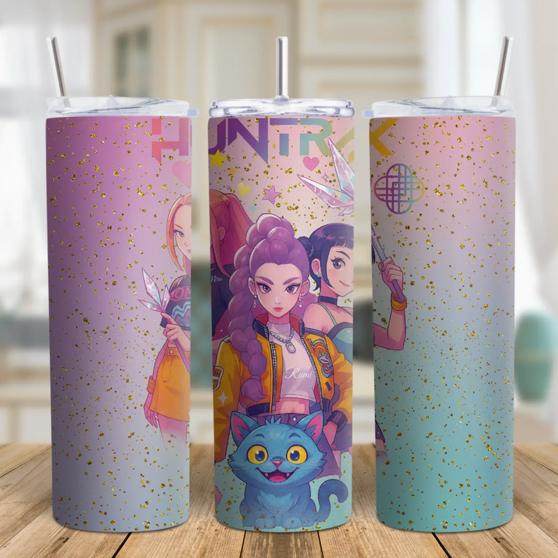 Huntrix Kpop Inspired Tumbler