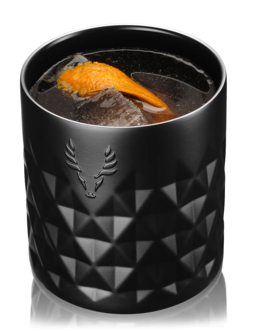 Viski Paragon Stainless Steel Tumbler in Obsidian