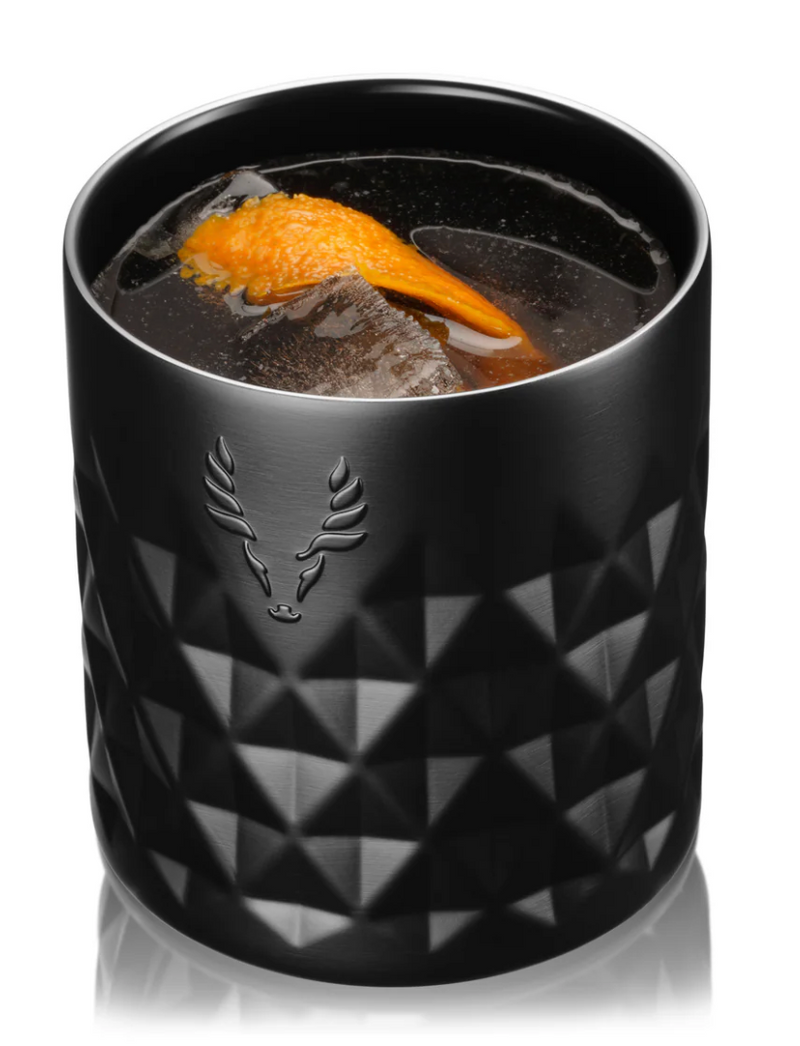 Viski Paragon Stainless Steel Tumbler in Obsidian