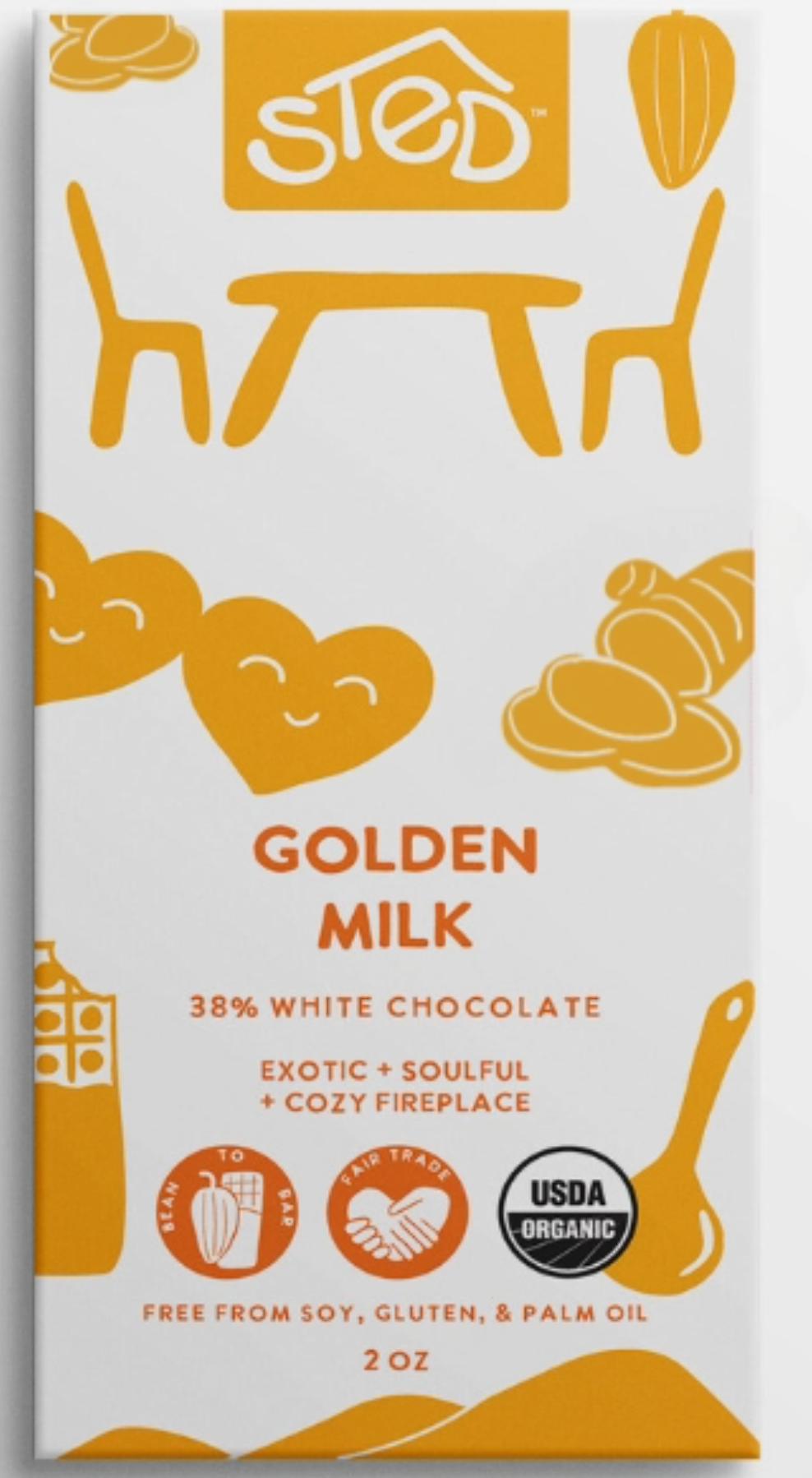 Golden Milk White Chocolate Bar