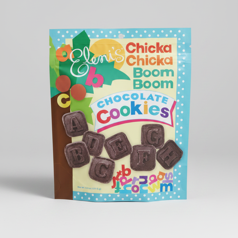 Chicka Chicka Boom Boom Chocolate Alphabet Cookies