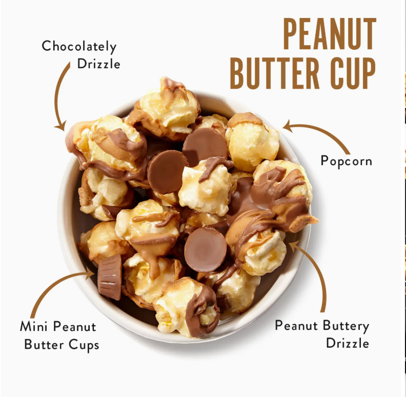 Peanut Butter Cup Popcorn