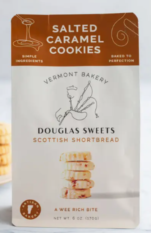 Salted Caramel Shortbread Cookies