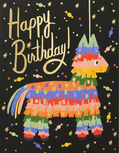 Pinata Birthday Card