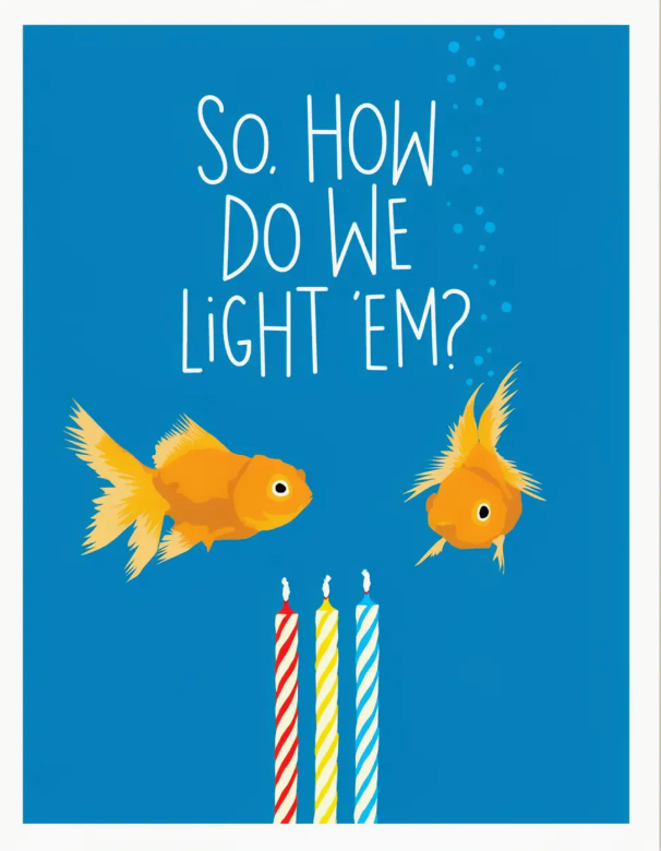Goldfish Birthday Card