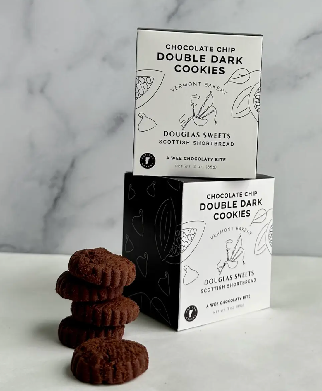 Double Dark Chocolate Shortbread