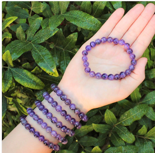 Amethyst Crystal Bracelet (Gives Back)