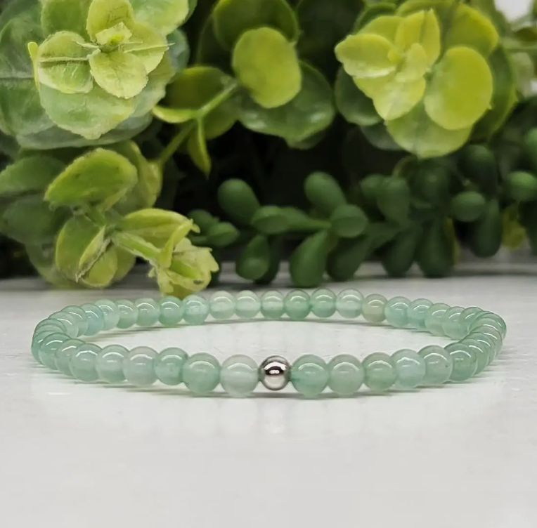 Green Aventurine Gemstone Bracelet - Gives Back