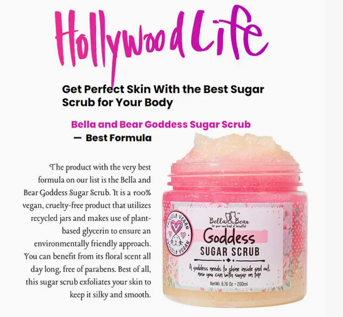 Goddess Sugar Scrub