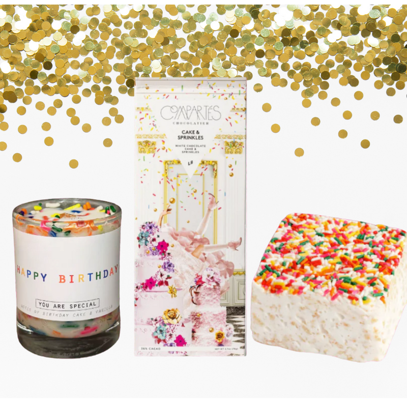 Birthday Cake and Sprinkles