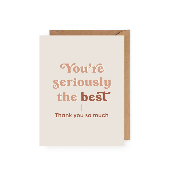 You're the Best Card - SMALL PACKAGES